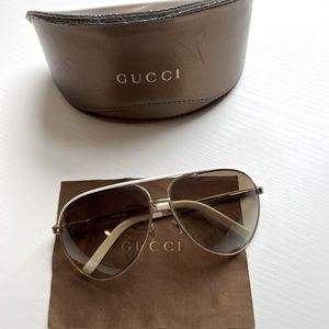 Authentic Gucci Aviator Sunglasses